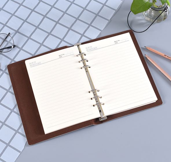 High Quality Promotion Cheap Custom Leather Notebook Printing Custom Luxury Office Supplies Agenda Notebooks